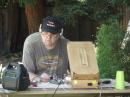 KW6G Field Day setup under the trees.